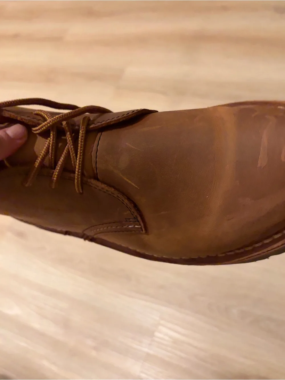 Clarks Men's Tan Leather Chukka Boots
